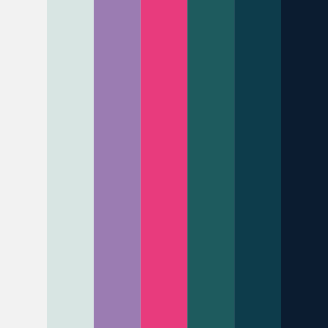 Download tropical twilight color palette PNG image (square)