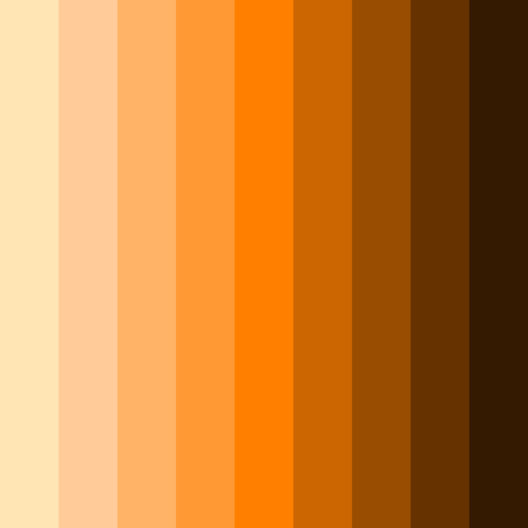 Download sunset orchard color palette PNG image (square)