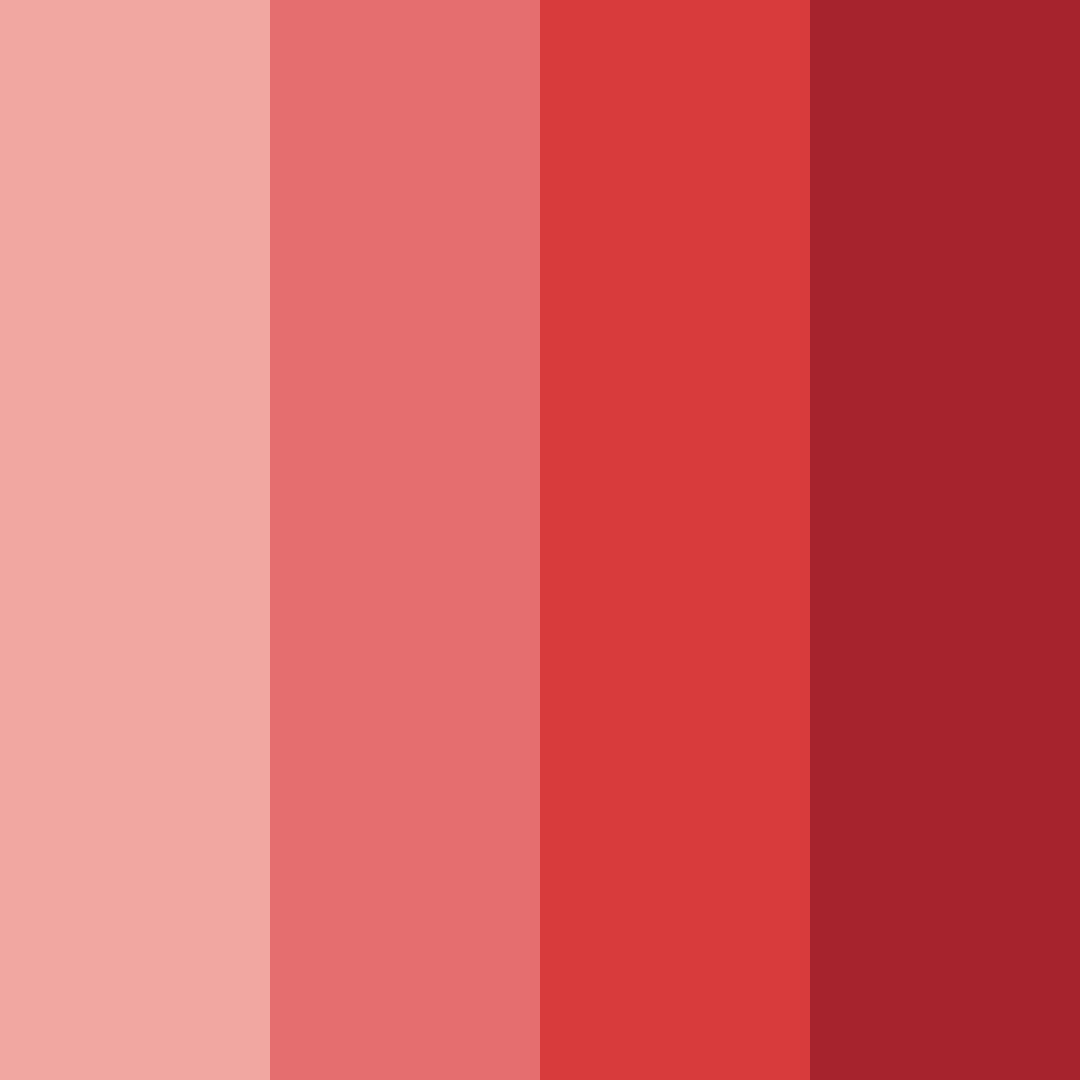Download red rose color palette PNG image (square)