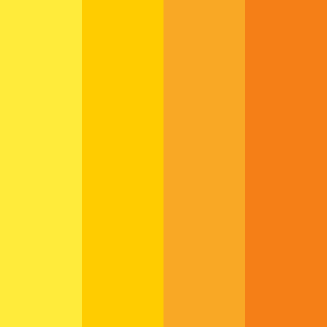 Download sunshine delight color palette PNG image (square)
