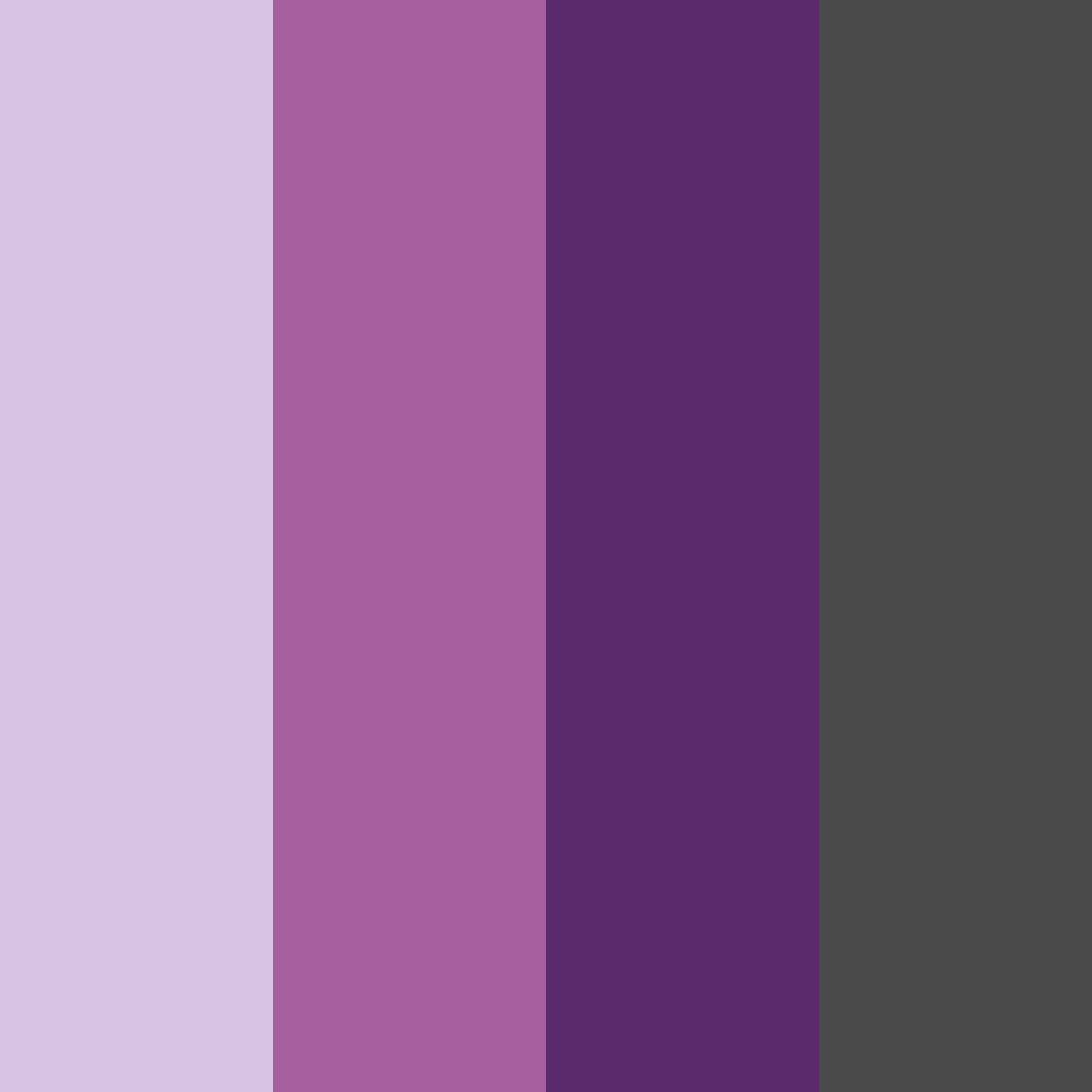 Download purple shades color palette PNG image (square)