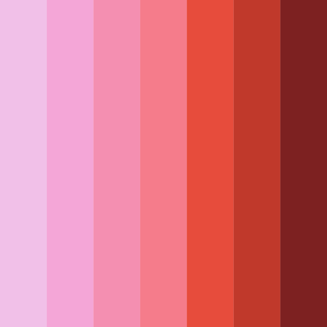 Download pink sensitivity color palette PNG image (square)