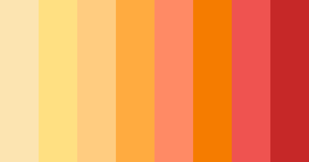 Download sunset festival color palette PNG image (landscape)