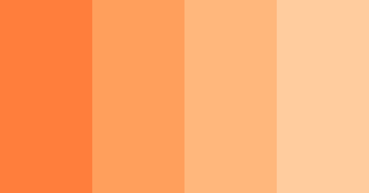 Download sunset ember color palette PNG image (landscape)