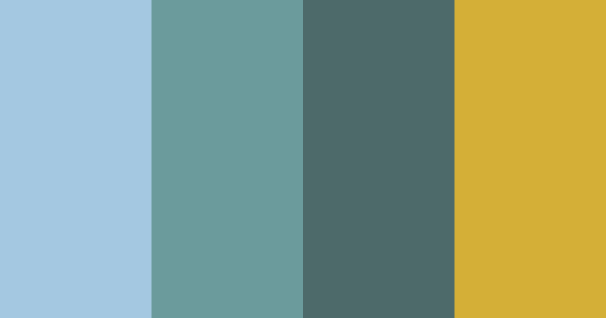 Download navy blue harmony color palette PNG image (landscape)
