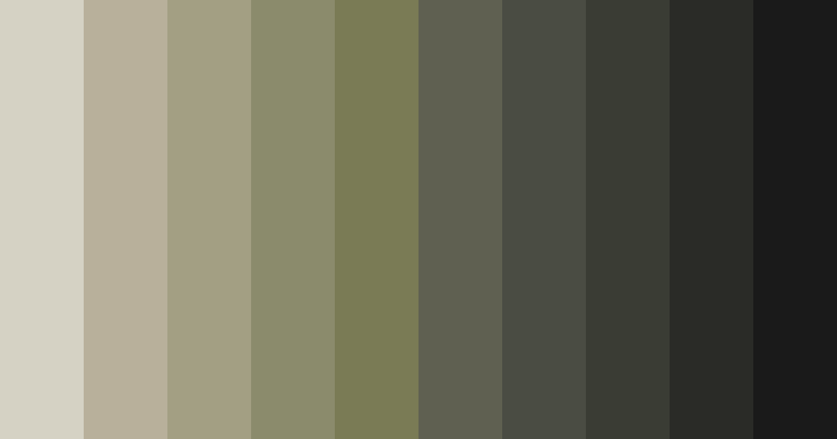 Download earthy gray color palette PNG image (landscape)
