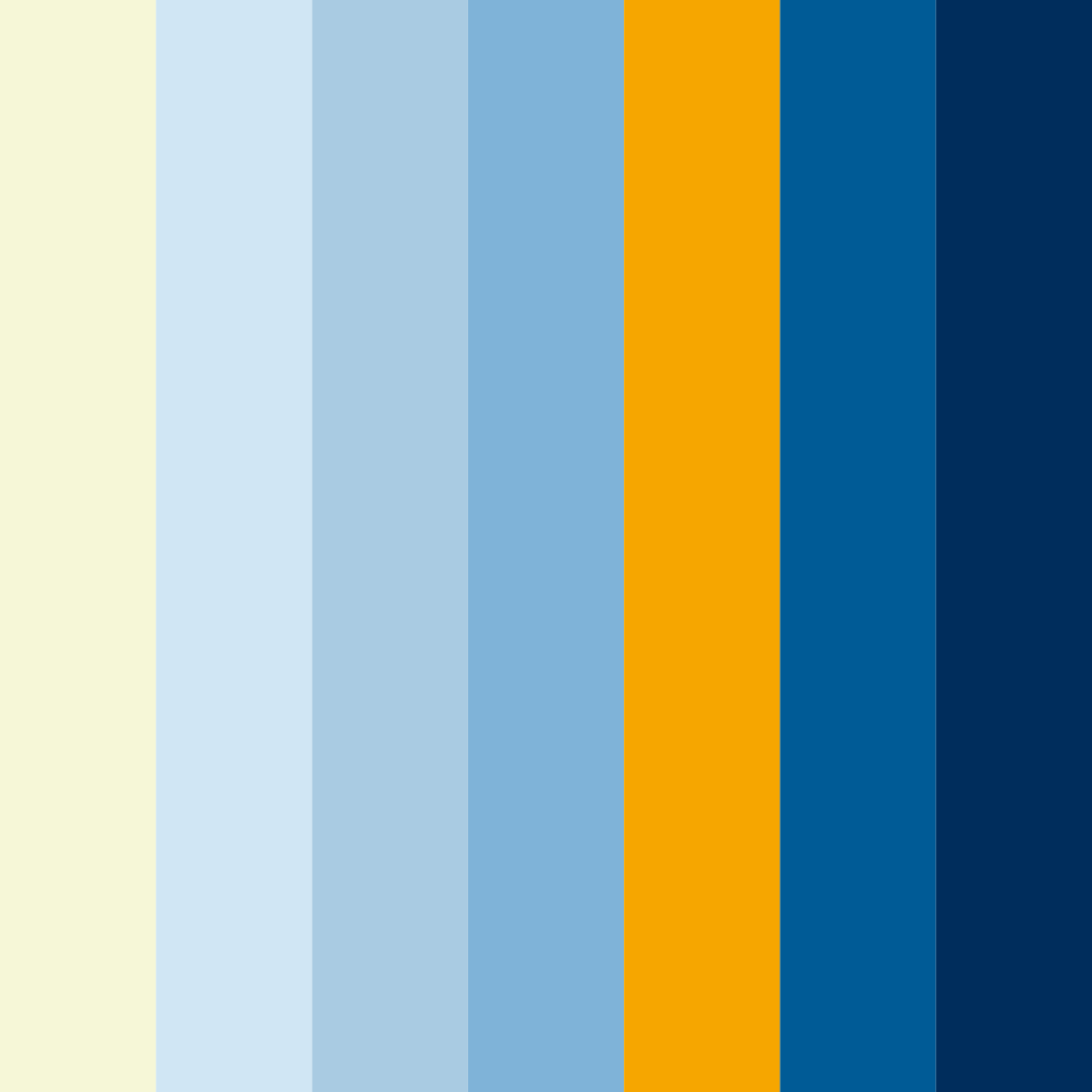 Download blue ikea color palette PNG image (square)