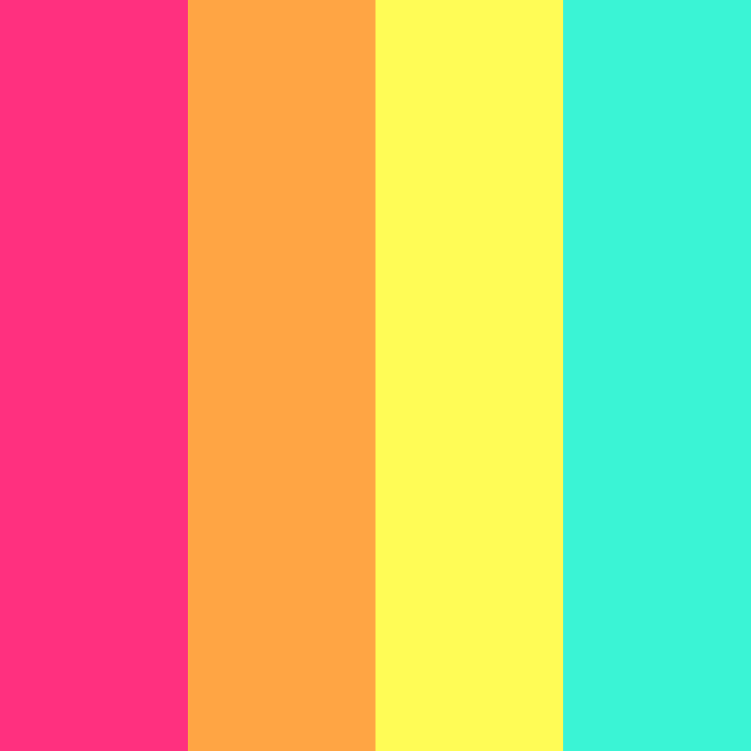 Download cotton candy color palette PNG image (square)