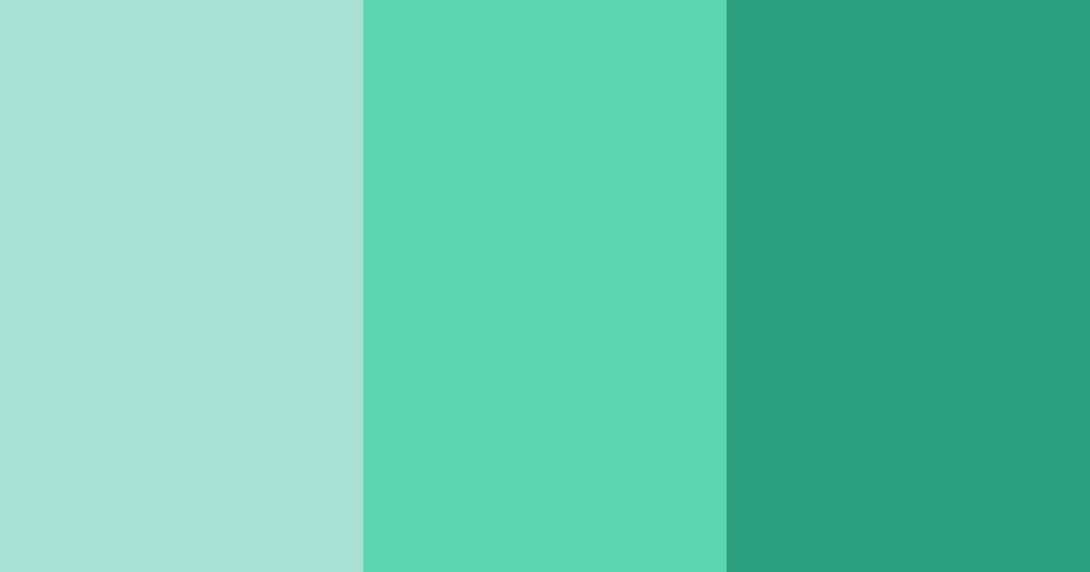 Download aqua oasis color palette PNG image (landscape)