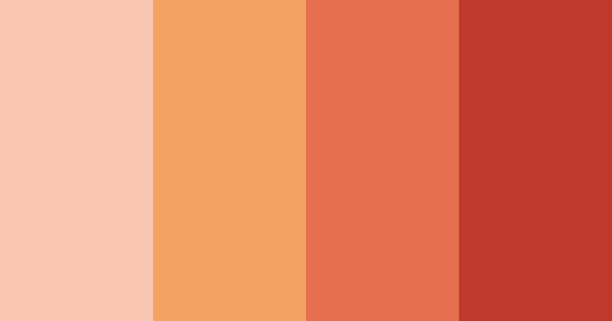 Download sakura sunset color palette PNG image (landscape)