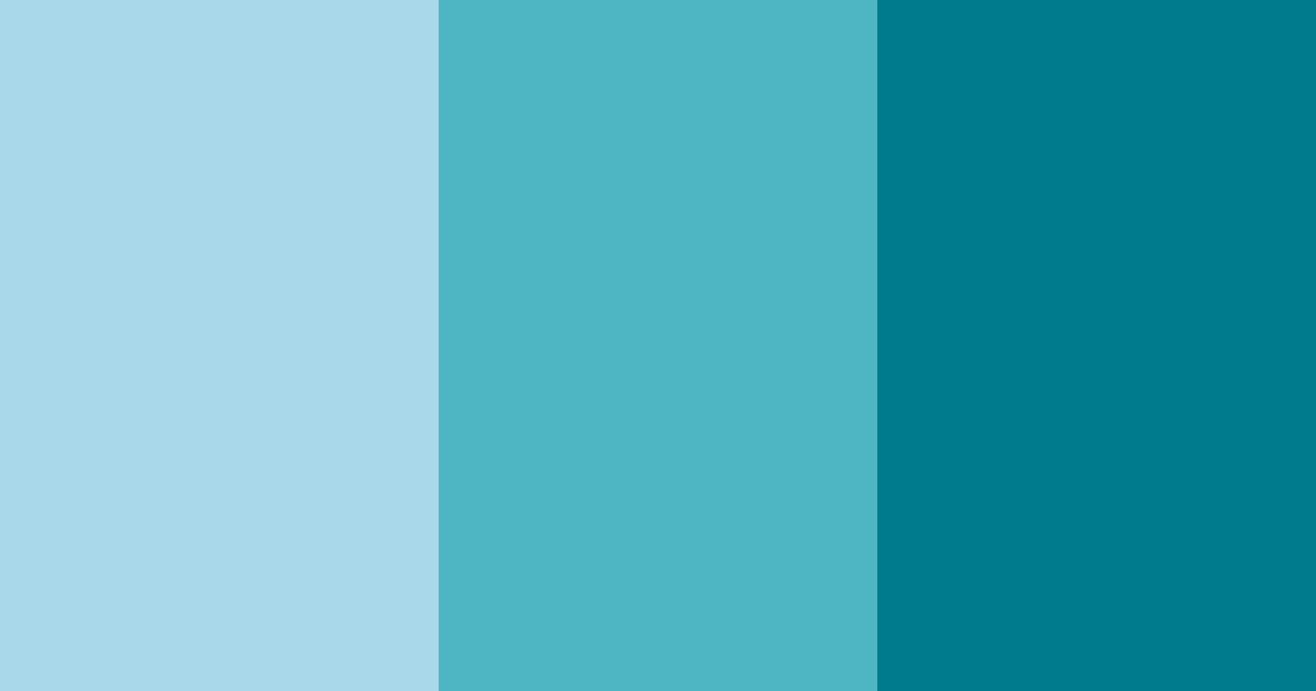 Download teal sphere color palette PNG image (landscape)