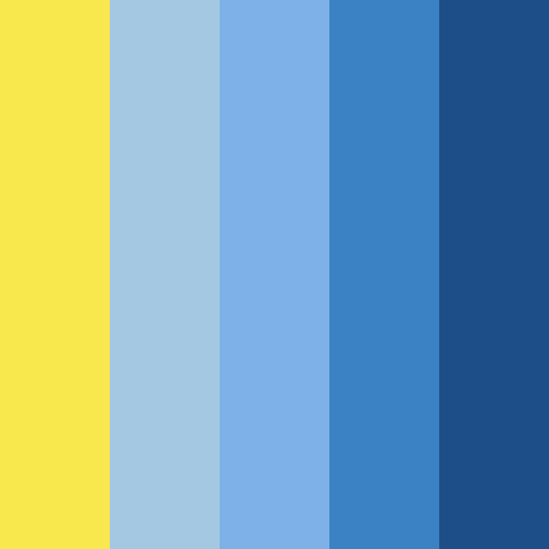 Download sunlit serenity color palette PNG image (square)