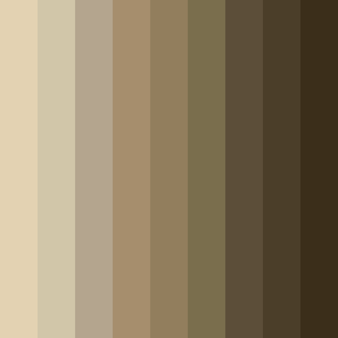 Download earthy embrace color palette PNG image (square)
