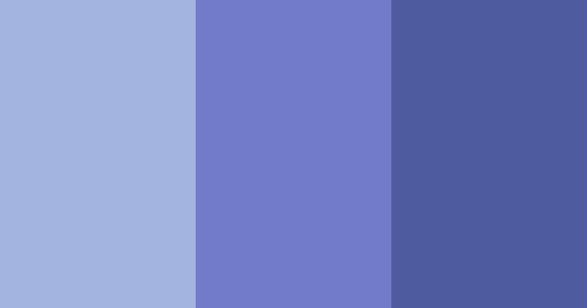 Download muted indigo shades color palette PNG image (landscape)