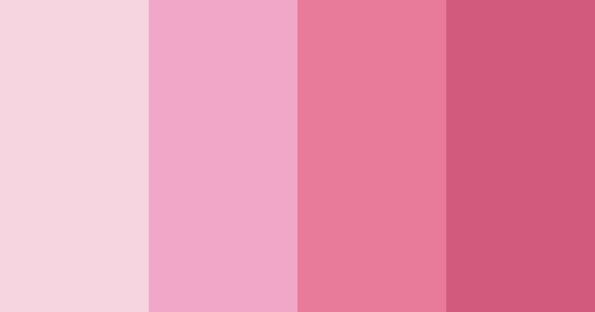 Download pink pastel color palette PNG image (landscape)