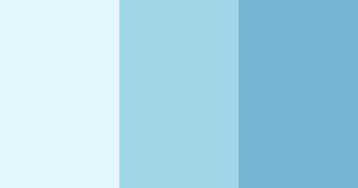 Download serene aquamarine dream color palette PNG image (landscape)