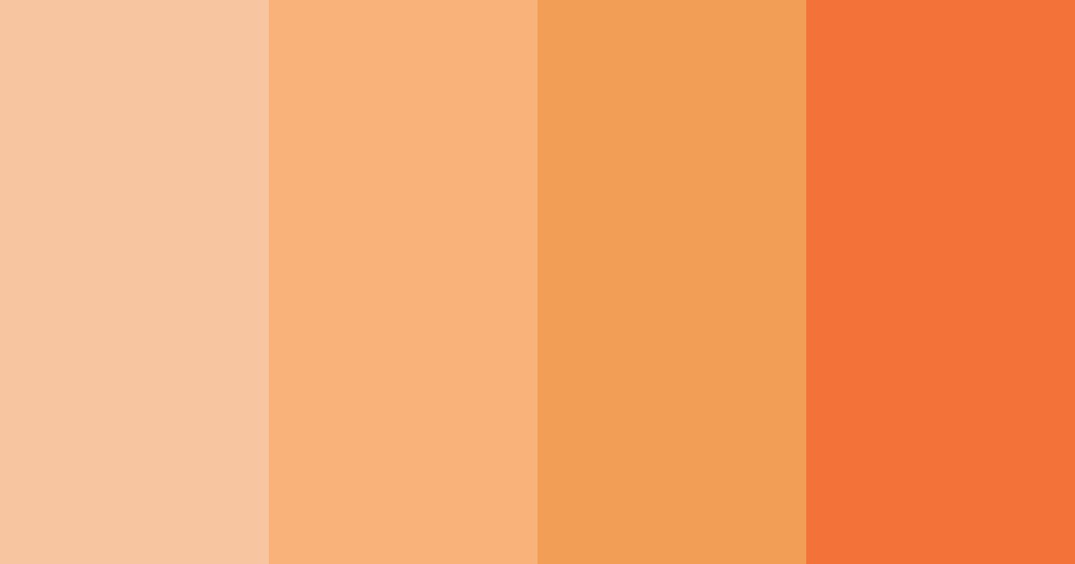 Download peachy fun color palette PNG image (landscape)