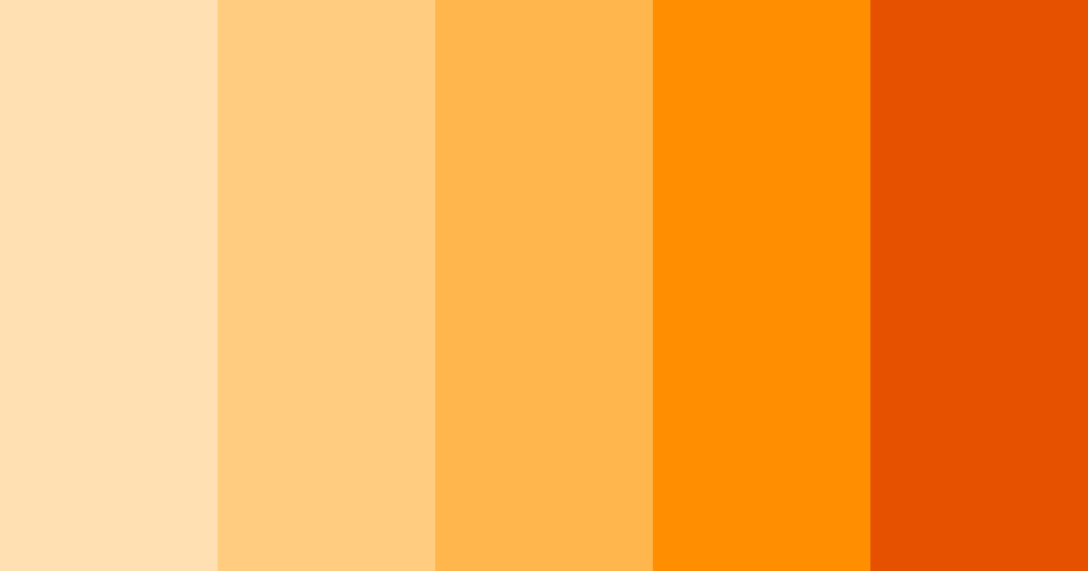 Download orange delicious color palette PNG image (landscape)