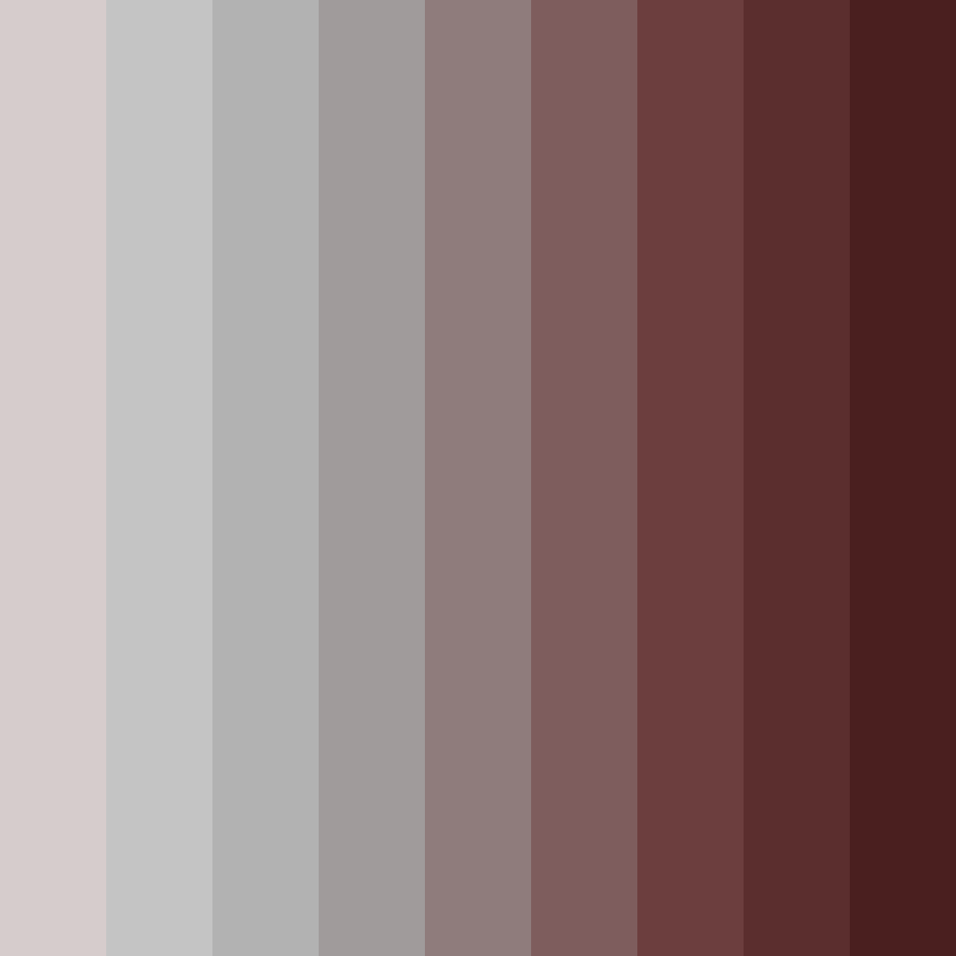 Download shades of brown color palette PNG image (square)