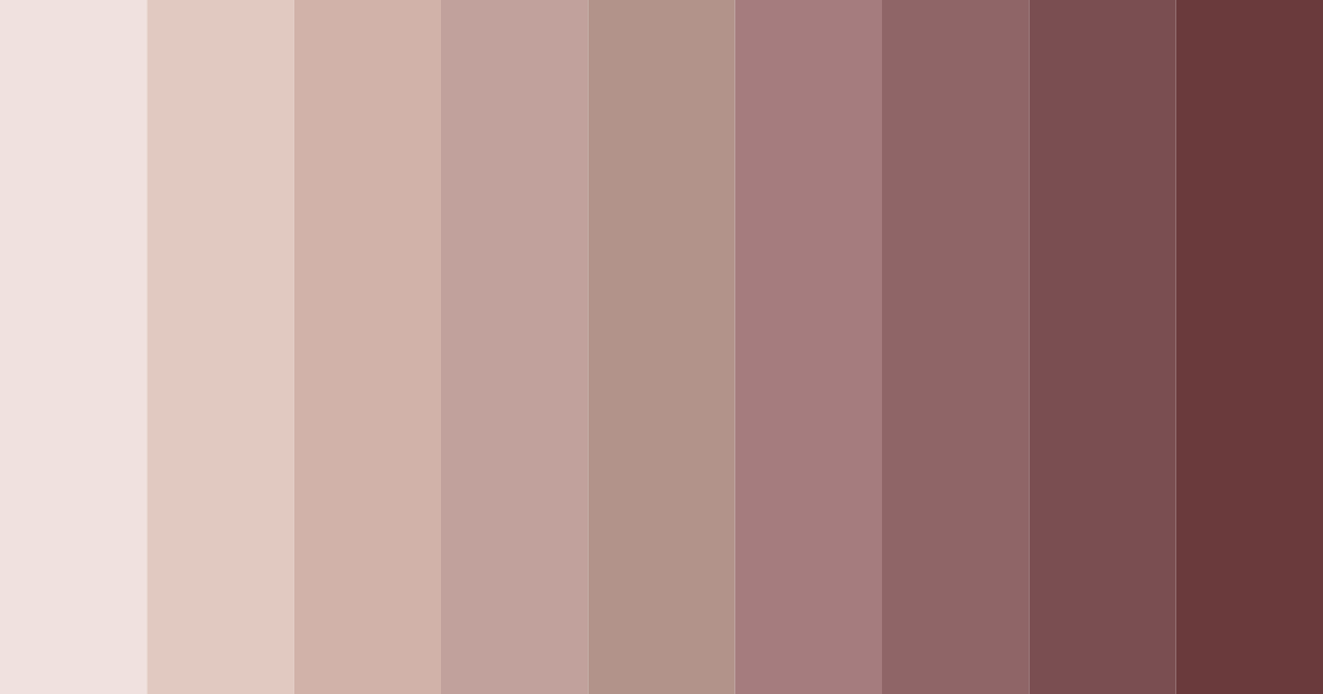 Download faded rosewood color palette PNG image (landscape)