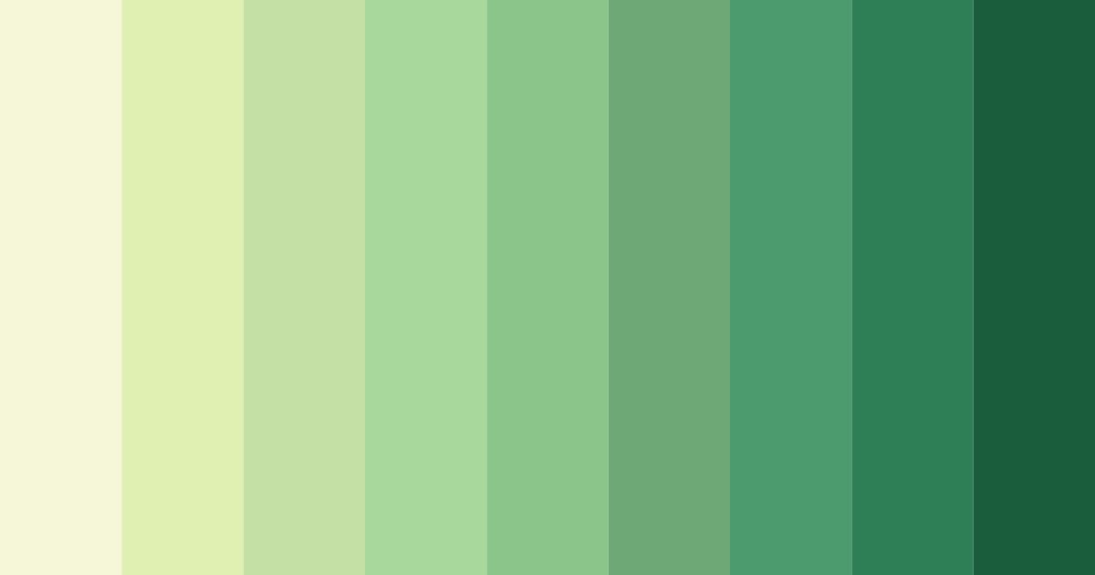 Download light green color palette PNG image (landscape)