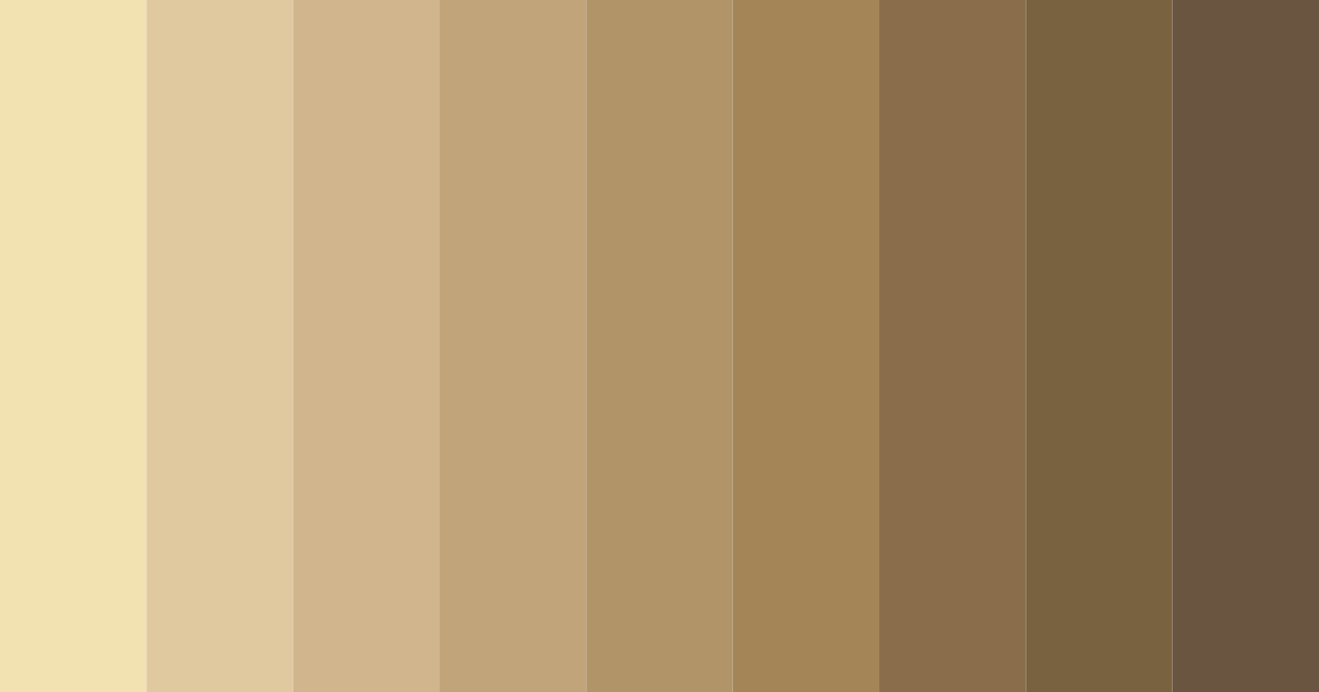 Download light gold color palette PNG image (landscape)