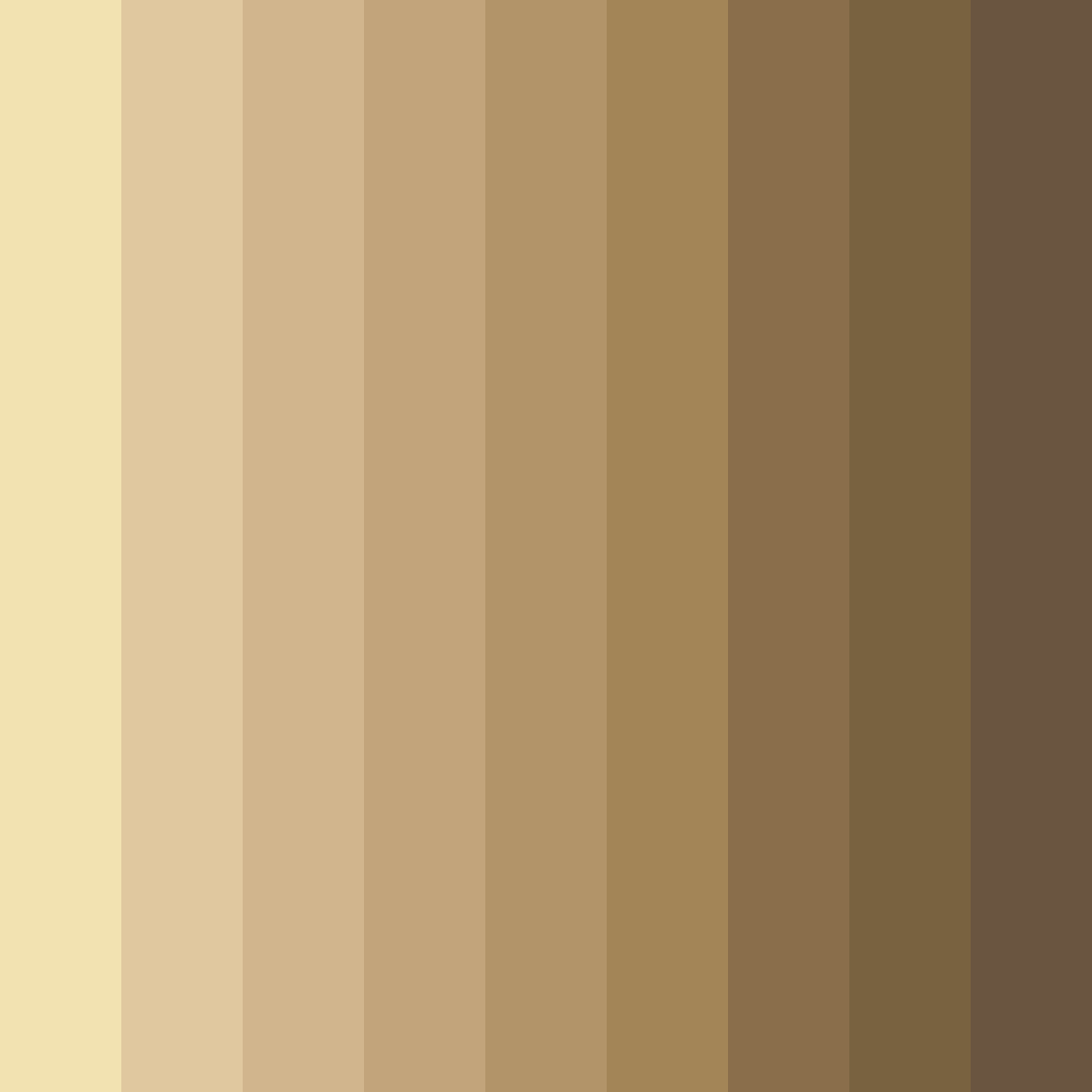 Download light gold color palette PNG image (square)