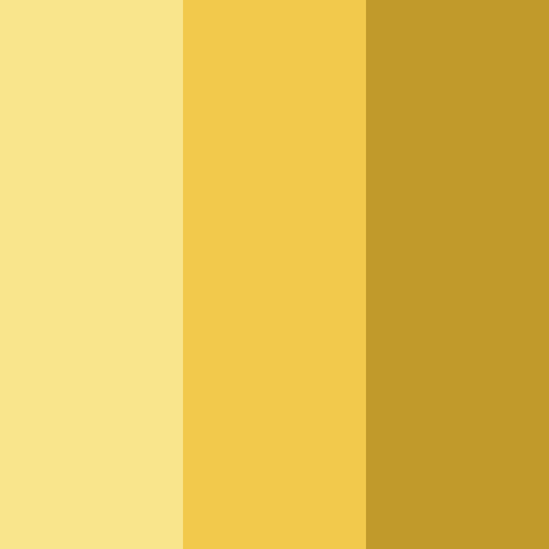 Download golden glow color palette PNG image (square)