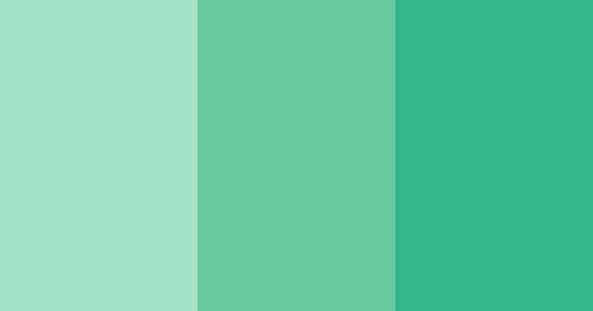 Download minty oasis color palette PNG image (landscape)