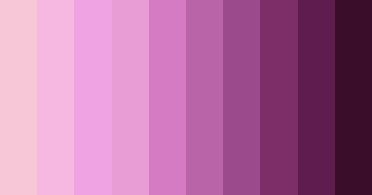 Download dreamy blossom spectrum color palette PNG image (landscape)