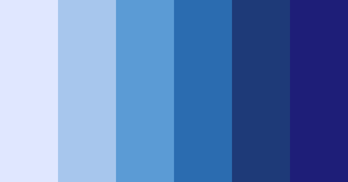 Download indigo blues color palette PNG image (landscape)