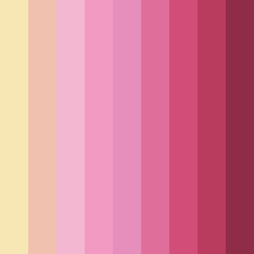 Download pink kids color palette PNG image (square)