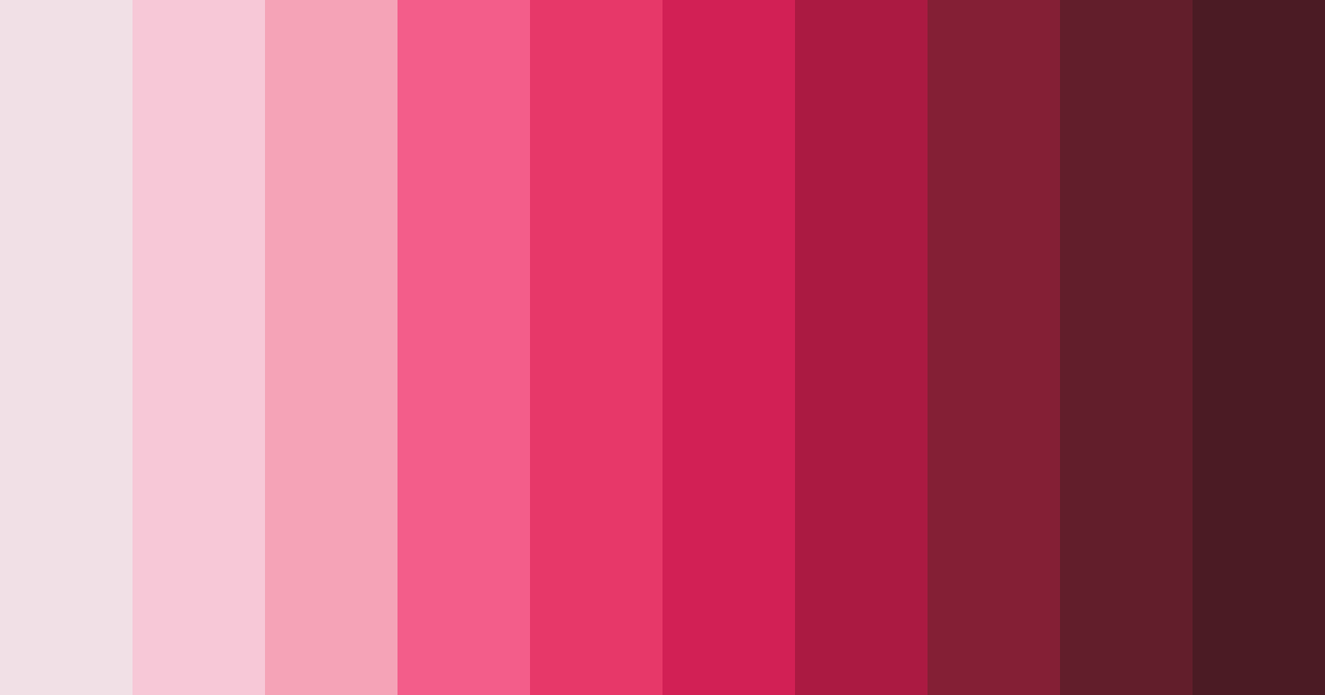 Download blush blossom color palette PNG image (landscape)