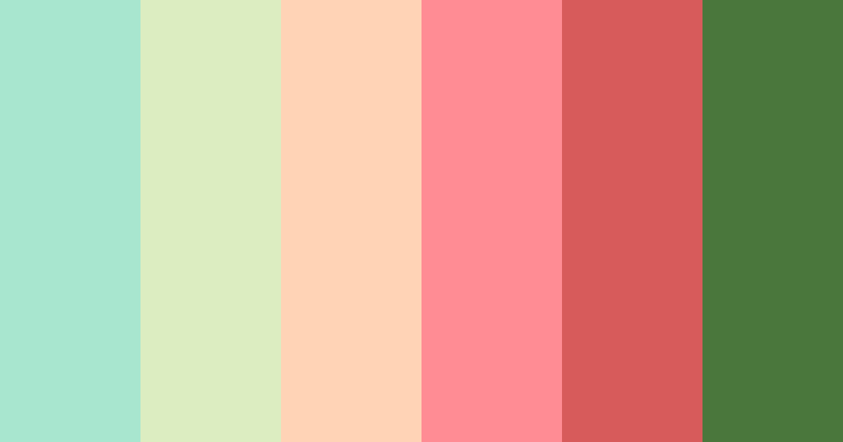 Download emerald whispers color palette PNG image (landscape)