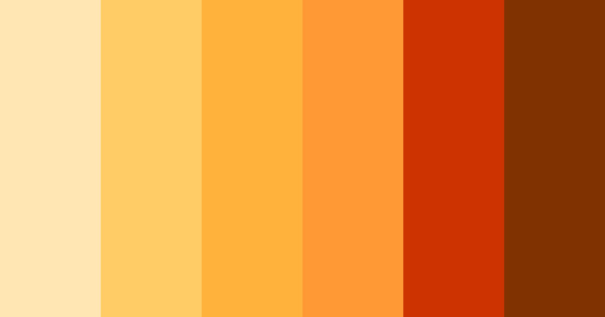 Download autumn sunset blaze color palette PNG image (landscape)