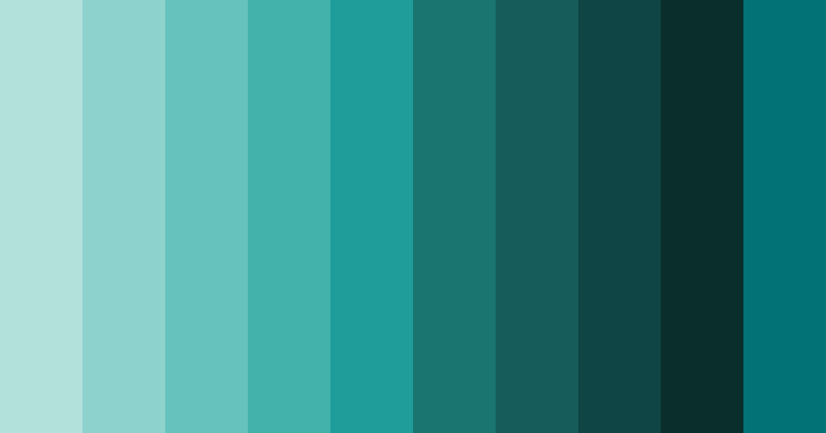 Download tropical oasis color palette PNG image (landscape)