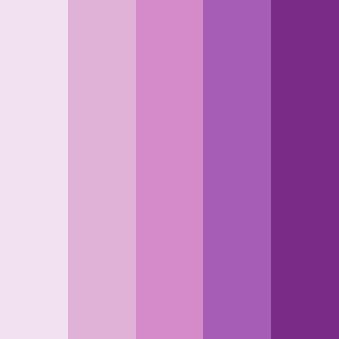 Download purple wedding color palette PNG image (square)
