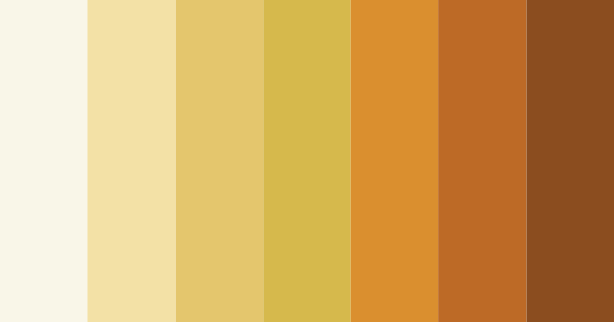 Download yellow daisy color palette PNG image (landscape)