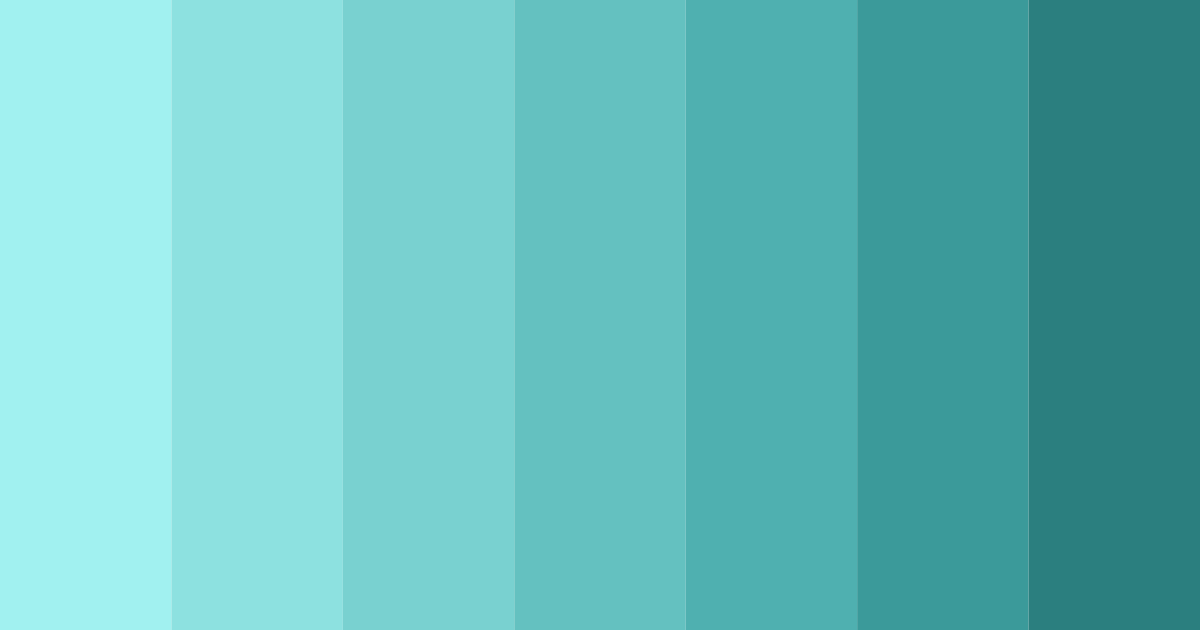 Download aqua oasis color palette PNG image (landscape)