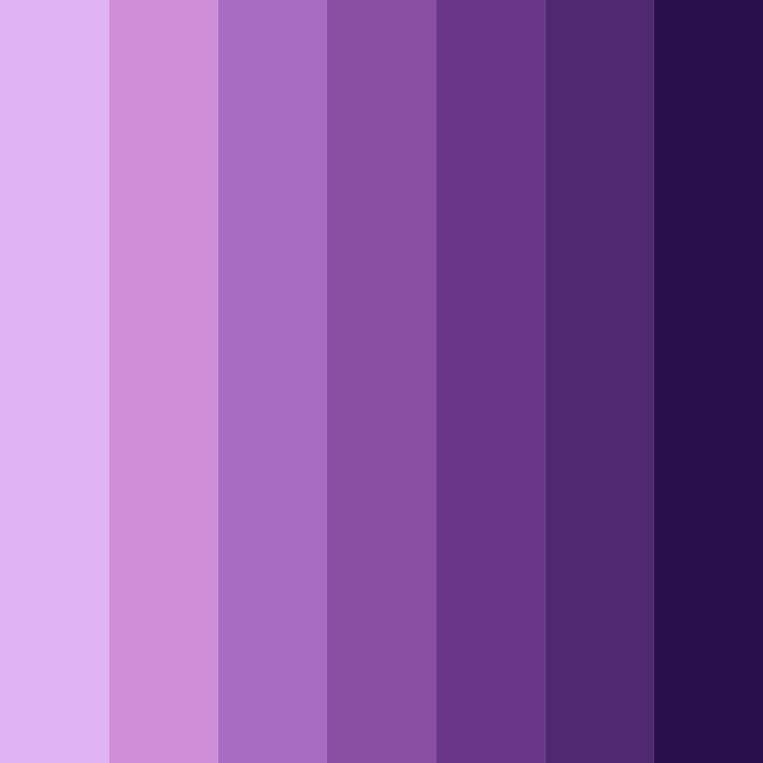 Download violet reverie color palette PNG image (square)
