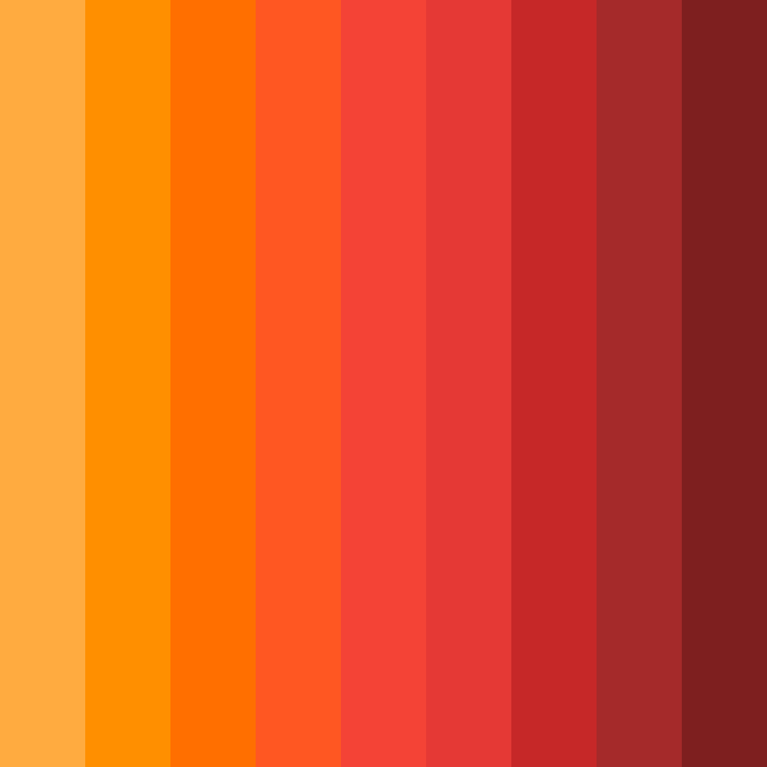 Download tropical ember color palette PNG image (square)