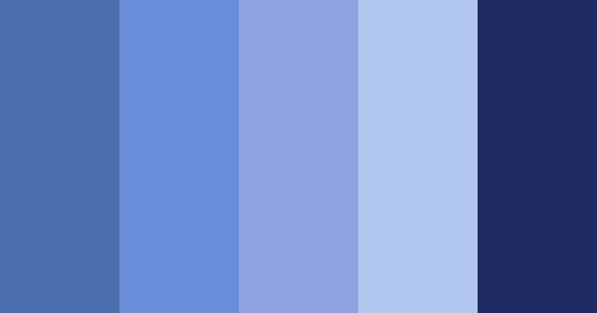 Download azure depths color palette PNG image (landscape)
