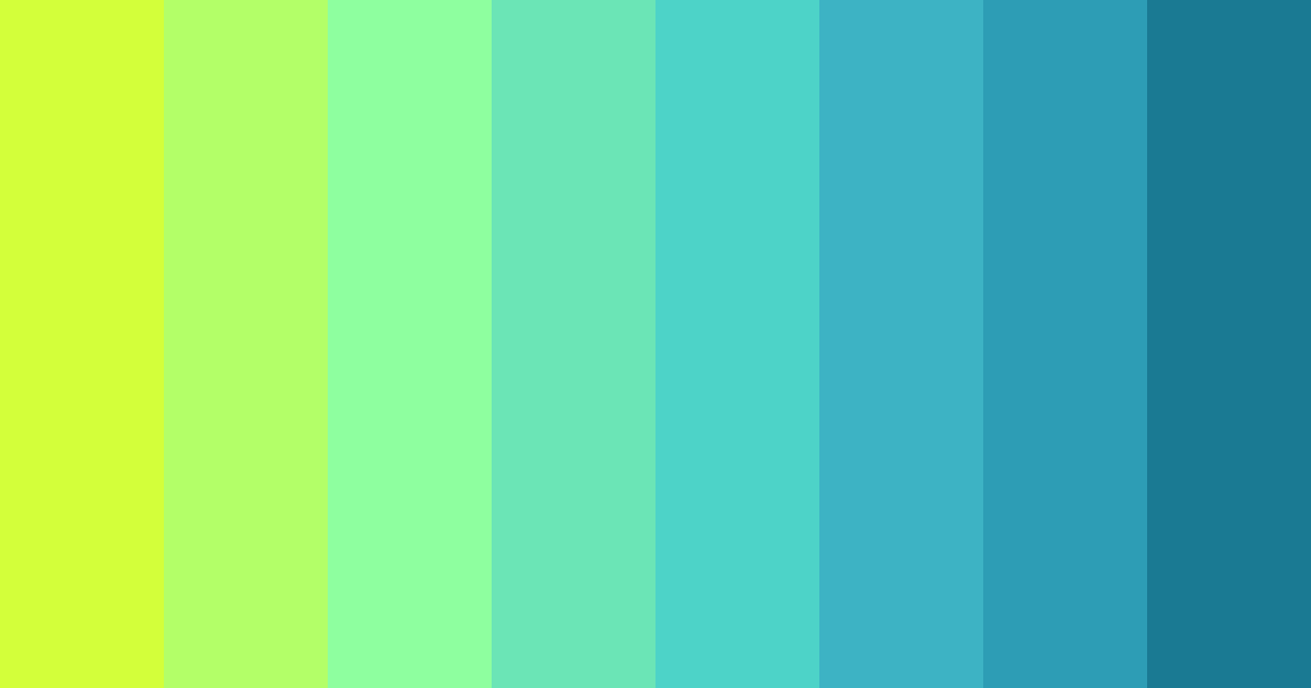 Download minted oasis color palette PNG image (landscape)