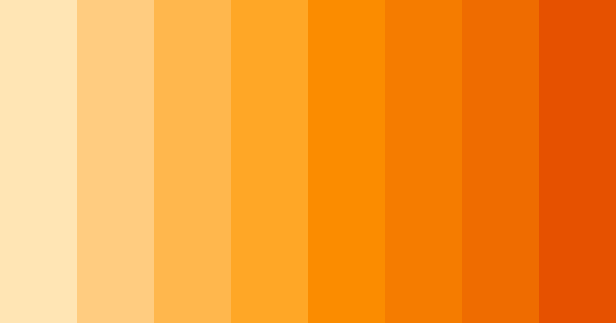 Download orange sunrise color palette PNG image (landscape)