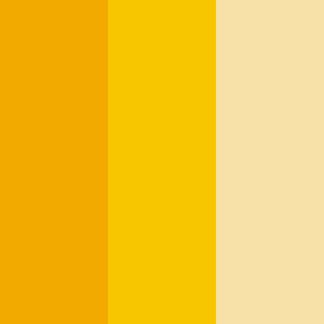 Download golden sunrise color palette PNG image (square)