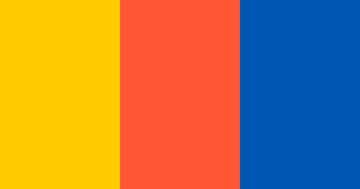 Download vibrant red, yellow, and blue color palette PNG image (landscape)