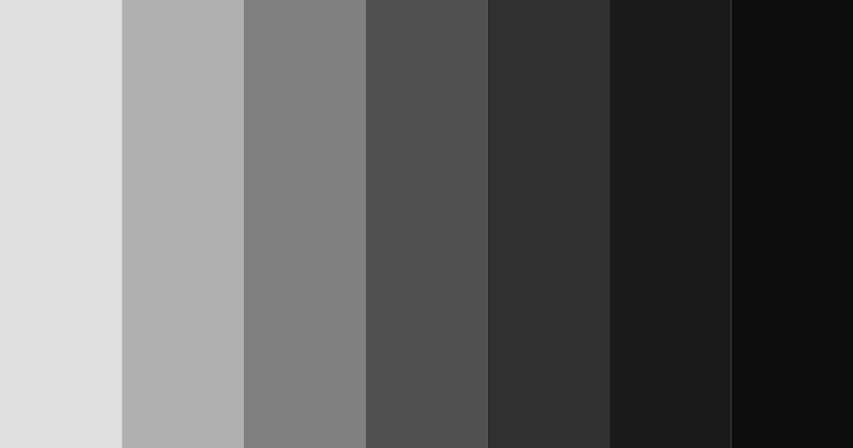 Download dark gray color palette PNG image (landscape)
