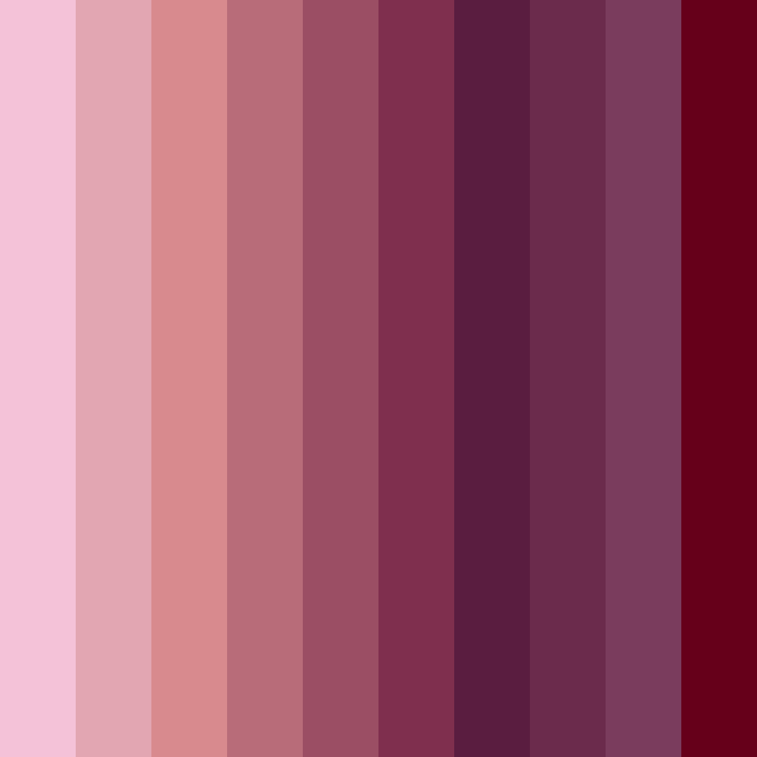 Download deep red color palette PNG image (square)