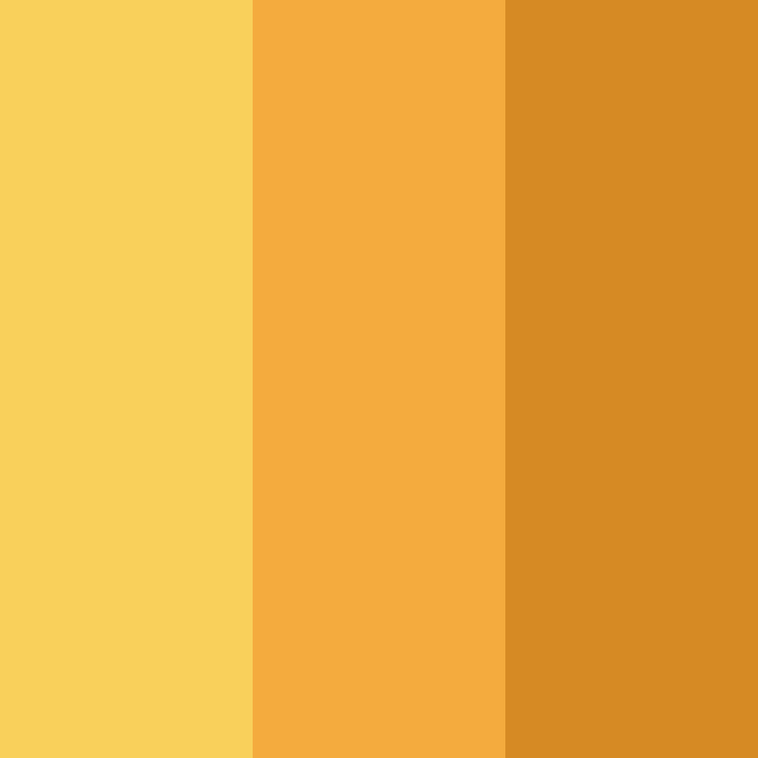 Download bright gold color palette PNG image (square)