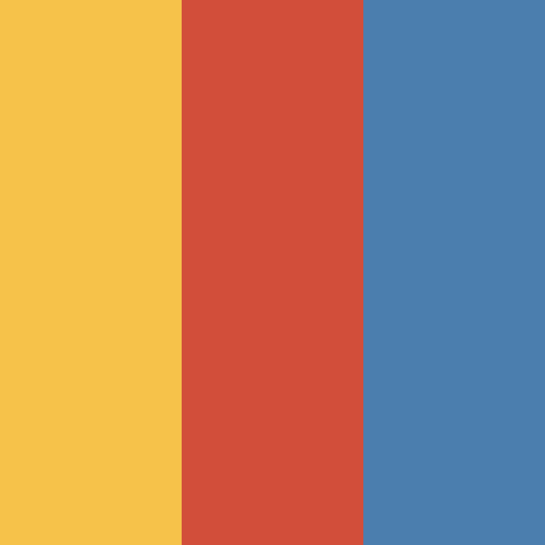Download sunset harmony color palette PNG image (square)